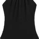 Kanu Surf Girls Jasmine Beach Sport Halter One Piece Swimsuit (3T, Popcorn Solid Black)