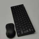 TECKNET Wireless Keyboard and Mouse Combo, Mini Cordless Computer Keyboard and Mouse Set 2.4GHz, Silent Adjustable 1600 DPI, Quiet Click, Lag-Free for Computer, Laptop, PC, Windows, Mac, Chrome OS (Black)