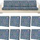 8Pcs Patio Cushion Covers Stretch Outdoor Furniture Protector Slipcovers
Universal Fit Outdoor Cushion Covers, Elastic Bottom, Couch Chair Seat Replacement, Pet Friendly for Dogs, Sofa Slipcovers