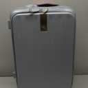 Hanke 20 Inch Expandable Carry On Luggage Airline Approved Top Opening Hard Shell Suitcases with Wheels Lightweight Travel Luggage Carry On Suitcase for Woman Men-Grey