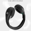 Portable Personal FM Radio Headphones with Best Reception, Wireless Headset FM Radio Ear Muffs for Walking, Jogging Powered by 2 AA Batteries(Not Included) -Black