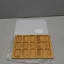 Favonuovy Seed Beads Sorting Tray with Magnetic Acrylic Lid and Elastic Band Bead Boards for Jewelry Bracelet Making Wooden Beading Mat Engraved with 7in Ruler, 13 Compartments and Letter A-M