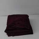 GLAMBURG Premium Cotton 4 Pack Bath Towel Set - 100% Pure Cotton - 4 Bath Towels 27x54 - Ideal for Everyday use - Ultra Soft & Highly Absorbent - Burgundy