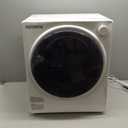 Elevon 800W Portable Clothes Dryer, 2.6 cu.ft Electric Drying Machine for Laundry with Stainless Steel Tub for Apartment, Rvs, Dorms, Compact Dryer for Small Space, White