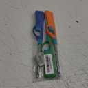 3Pcs Refillable Butane Lighters, Larger BBQ Grill Click Flame Long Stem Lighter Adjustable Soft Flame Multipurpose Lighters(No Butane Fuel Inside) (Upgrade Version)