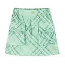 Barry Banny Girls Plaid Skirt with Pockets Lining Elastic Waist A-Line Kids Teens Summer XX-Small Green (Green, XS)