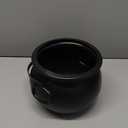 GiftExpress 8" Black Cauldron Bucket  Halloween Candy Bowl, Trick or Treat, St. Patrick's Pot of Gold Decor, Witch Kettle for Party Supplies