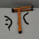 KingPoint Guitar Stand, Guitar Floor Stand, Acoustic Electric Wooden A Frame Folding Guitar Holder Adjustable for Bass, Cello, Mandolin, Banjo, Ukulele (Acacia)