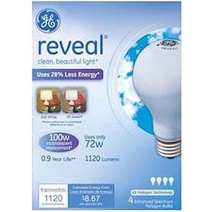 HALOGEN BULB SW 72W 4PK