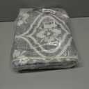 EcoNest 3x5 Ft Rugs, Washable Grey Rug for Living Room Low Pile Geometric Area Rugs Soft Moroccan Rug Print Pattern Non Slip for Indoor Kitchen Bathroom