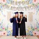 Wildflower Graduation Party Decorations 2026 Happy Graduation Banner Boho Butterfly Floral Grad Party Decorations Class of 2026 School College Senior Grad Supplies