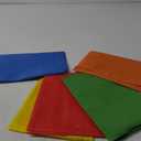 Mixweer 5 Pack 2 x 3 ft Solid Color Multicolor Flags Set - Pure Color DIY Banner With Grommets for Outdoor Lawn, Garden, Backyard, Playground Decoration - 150D Polyester