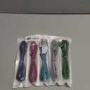 USB Type c Cable, 5 Pack (6FT) Nylon Braided USB C Cables 3A Fast Charging Charger for Samsung Galaxy S9/S8 Note8/9 20 10 S21 S20 S10 Plus C Cord