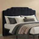 Queen Headboard, Black Upholstered Headboard for Bed, No Assembly