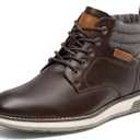 Bruno Marc Men's Classic Dress Casual Business Formal Chukka Boots (10.5, Dark Brown)