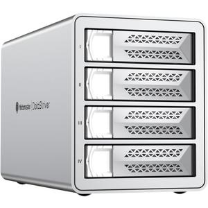 Yottamaster VN400C3 4 Bay Hard Drive Enclosure 10Gbps Daisy-Chain 4 Bay DAS Aluminum USB C DAS Enclosure Support 88TB (4x22TB) Max up to 264TB for 2.5" and 3.5" SATA HDD/SSD