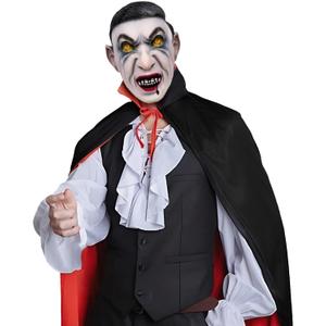 Vampire Mask Full Head Scary Latex Masks Adult Horror Creepy Monster Costumes Props for Masquerade