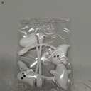 LUOLAO Cute Ghost Straw Covers Cap Compatible with Stanley Cup 30 40 oz, 4PCS Silicone Reusable Drinking Straw Topper, Funny Tumbler Accessories Halloween Decorations Gifts Boo Basket Items Essentials