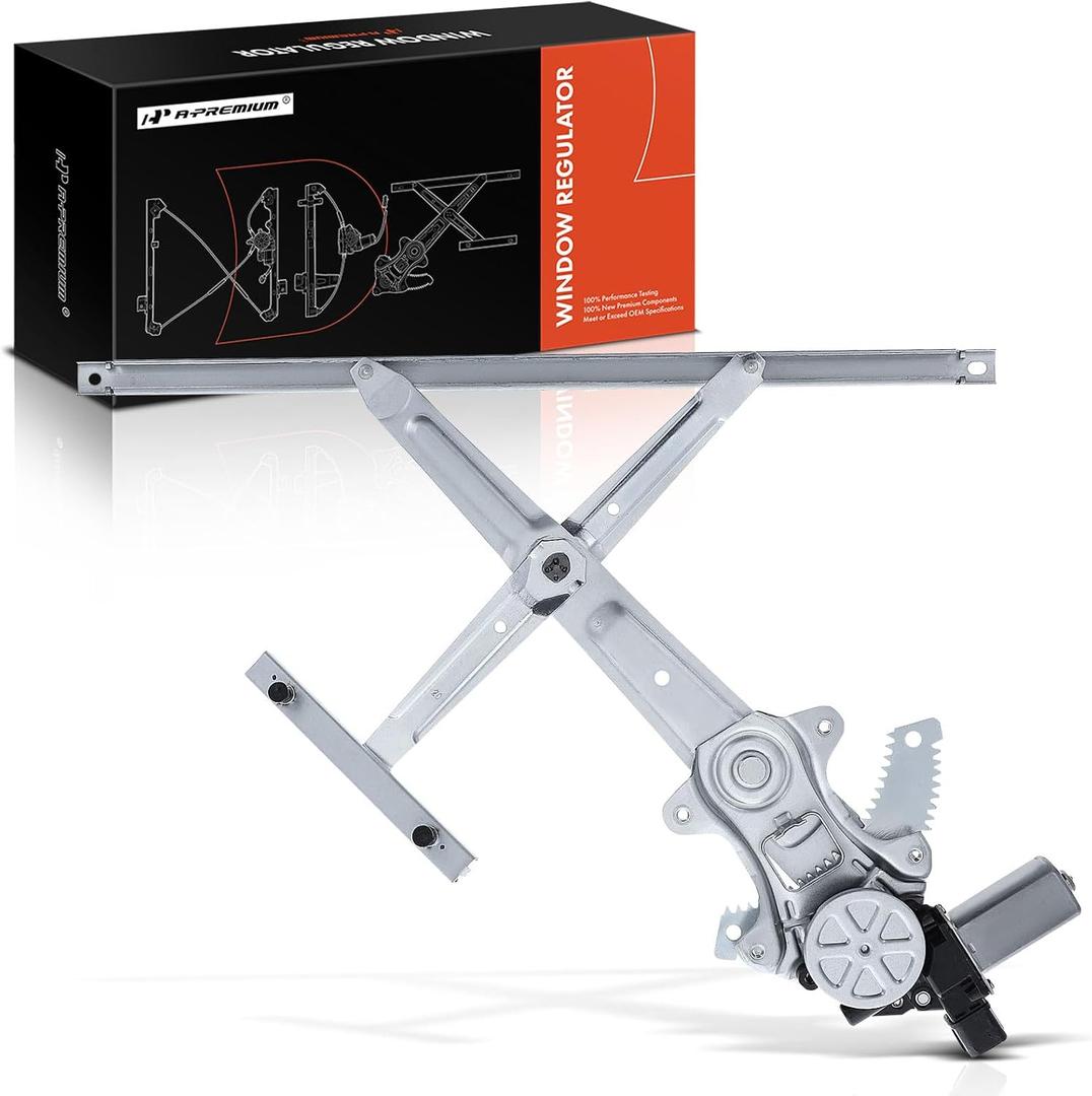 A-Premium Front Driver Side Power Window Regulator with Motor (6-Pin) | Compatible with Mitsubishi Outlander Sport 2011-2020