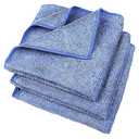 Buffalo Industries (64000) 12" x 12" Ultra Absorbent, Gentle Microfiber Cleaning Cloths, Pack of 3 - Ultra-Fine Fibers Pick up Dirt and Polish Fine Finishes, Glass, Electronics, Appliances, Furniture
