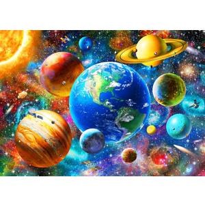 Puzzles for Kids Ages 8-10 6-8 - Solar System Planets Floor Puzzle- 200 Piece Jigsaw Puzzles for Kids Ages 10-12 Year Old and Adults.Colorful Children Puzzles for Girls and Boys Educational Toys