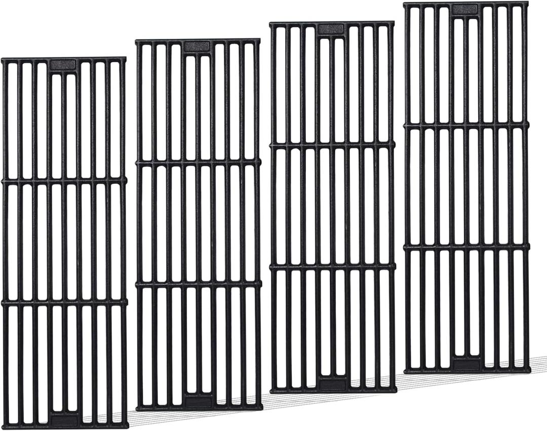 Cooking Grates Replacement Parts for Chargriller Gas Grill 2121,2123, 2222, 2828, 3001, 3030, 3725, 4000, 5050, 5252, 5650,9020,King Griller 3008, 5252,19 3/4" x 6 3/4" Each, 4 Pack