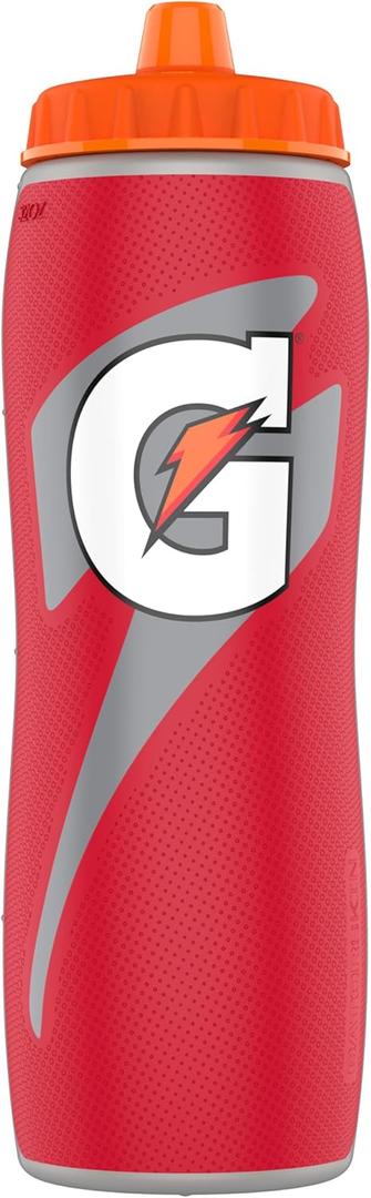 Gatorade 32oz Gator-skin Bottle, Red