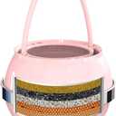 Beati Faucet Bath Filter for Tub - Kinder Water Filter for Bathtub, Hard Water Softener to Remove Lead, Chlorine and Fluoride, Improve Skin, Hair and Nails Condition, Pink