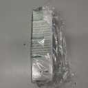 Milk Frother White - Coffee Frother Handheld with Electric Whisk - 19000 rpm - Book Recipes and Stainless Steel Stand Included - Hand Mixer Electric (White and Gold)