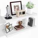 Fun Memories 32 Inch Floating Shelves, 2 Pack, 123456789