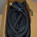 Non-Expandable Garden Hose 150 FT, Lightweight Hose with 10 Function Spray Nozzle, Kink-Free Flexible Water Hose, Durable, Leak-Proof, 360 Swivel Connectors, Portable Storage Strap