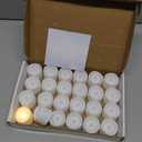 Homemory 24Pcs Flickering Flameless Candle Battery Operated, 200+Hours Fake Electric LED Tea Lights for Votive, Centerpiece Table Decorations, Wedding, Aniversary, Halloween, Christmas