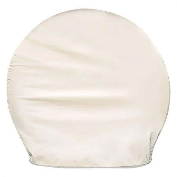 ADCO® 3953 - Ultra Single Axle RV Wheel Covers (Polar White, 27"-29"Dia)