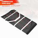 Hard Roof for Polaris RZR XP 4 1000 2024+, 5PCS Combination Plastic Roof Top for Polaris RZR XP 4 1000 Ultimate/Sport/Premium 2024 2025 4 Doors Accessories, Replace #2884554