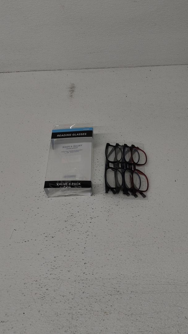 Reading Glasses Value 4 pack ,+2.00