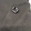 Springrain Women's Wool Pea Coat Notched Collar Double Breasted Midi Long Trench Coat Outwear (Medium, Black)