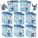 2 x 24 Sheets Sticker Cute Cartoon Charaters Make Your Own Sticker, Make a Face Stickers Party Favors Activities Gifts (e)