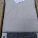 Devion Furniture L-Shaped Polyester Fabric Reversible, Easy Convertible Pull-Out Sleeper Sectional Sofa/Storage Chaise with Tufted Back Cushions and Track Arms in Beige