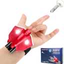 Spider Web Shooter Real Web Launcher String Shooters Toy Web Slinger Superhero Role-Play Cosplay Stuff Fun Toys Cool Gadgets Great for Men Kids Boys Fans (Red)