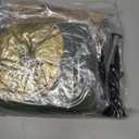 Jetec 3 Pcs 32 Inch Giant Velvet Christmas Inflatable Balls Ornament Flocked Xmas PVC Inflatable Flocked Ball Ornaments for Christmas Holiday Outdoor Blow up Yard Decor(Brown, Khaki, Green)