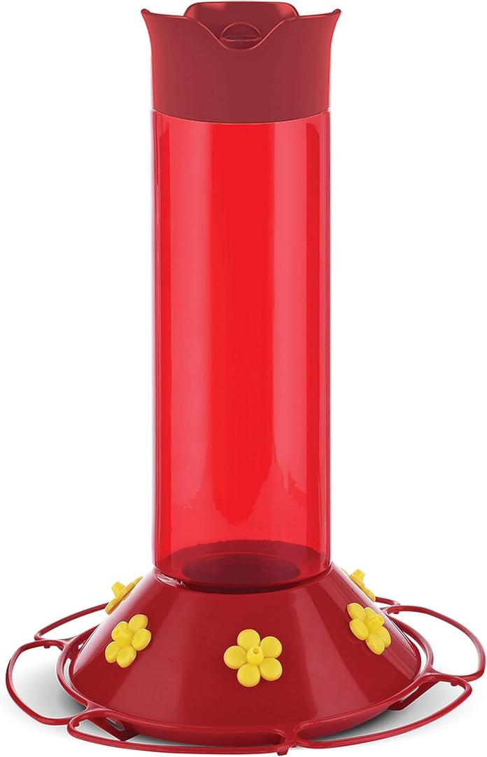 Perky-Pet 409 Hummers Favorite Red Plastic Hummingbird Feeder  30 oz