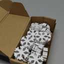 Kigley 24 Pcs Mini Christmas Snowflake Card Holders 2.17'' Xmas Wooden Table Number Holder Winter Snowflake Wood Table Sign Picture Name Photo Holder Stand for Christmas Decoration Party Favors