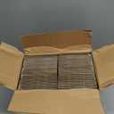 Calenzana 5x5x5 Inches Shipping Boxes Set of 25, White Corrugated Cardboard Box for Mailing Packing Small Business