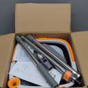 Mop and Bucket Set, Spin Mop with Separate Dirty Water System, Deep-Cleaning Mops for Floors, Versatile Mops for Walls (4 Pad)