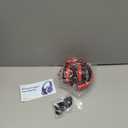 iClever BTH12 Kids Bluetooth Headphones,Colorful LED Lights,74/85dBA Safe Volume,85H Playtime,Fast Charging,Bluetooth 5.2,Over Ear Kids Headphones Wireles for iPad/Tablet/Airplane,Black/Red