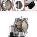 Electronic Throttle Body Assembly Compatible with 2012-2021 Chevy Traverse Camaro Impala Limited Colorado Equinox, Buick Enclave LaCrosse, Cadillac XT5, GMC Acadia, V6 3.0L 3.6L, TB1291