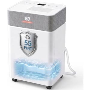 UTHFY 5000 Sq.Ft Dehumidifier for Basement, Max 55 Pint/Day with Drain Hose