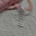OYOANGLE Women's 2 Piece Polka Dots Lace Sheer Mesh V Neck Babydoll Teddy Lingerie Set (Large, Pink)