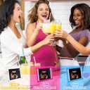 Magnetic Clear Acrylic Scalloped Baby Ultrasound Picture Frame - Sonogram Frame for Refrigerator, Display for Pregnancy Announcement, Gender Reveal & Expecting Parents Gifts(No Stand)