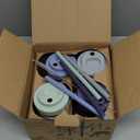 Elk and Friends Kids + Toddler Glass Cups | The Original 8oz Glass Mason Jar with Sleeves + Lids | Silicone Straws + Stopper | Smoothie Cup | Food Storage | Spill Resistant | Dishwasher Safe | 4 Pack (Gray/Sage/MistyBlue/Navy)